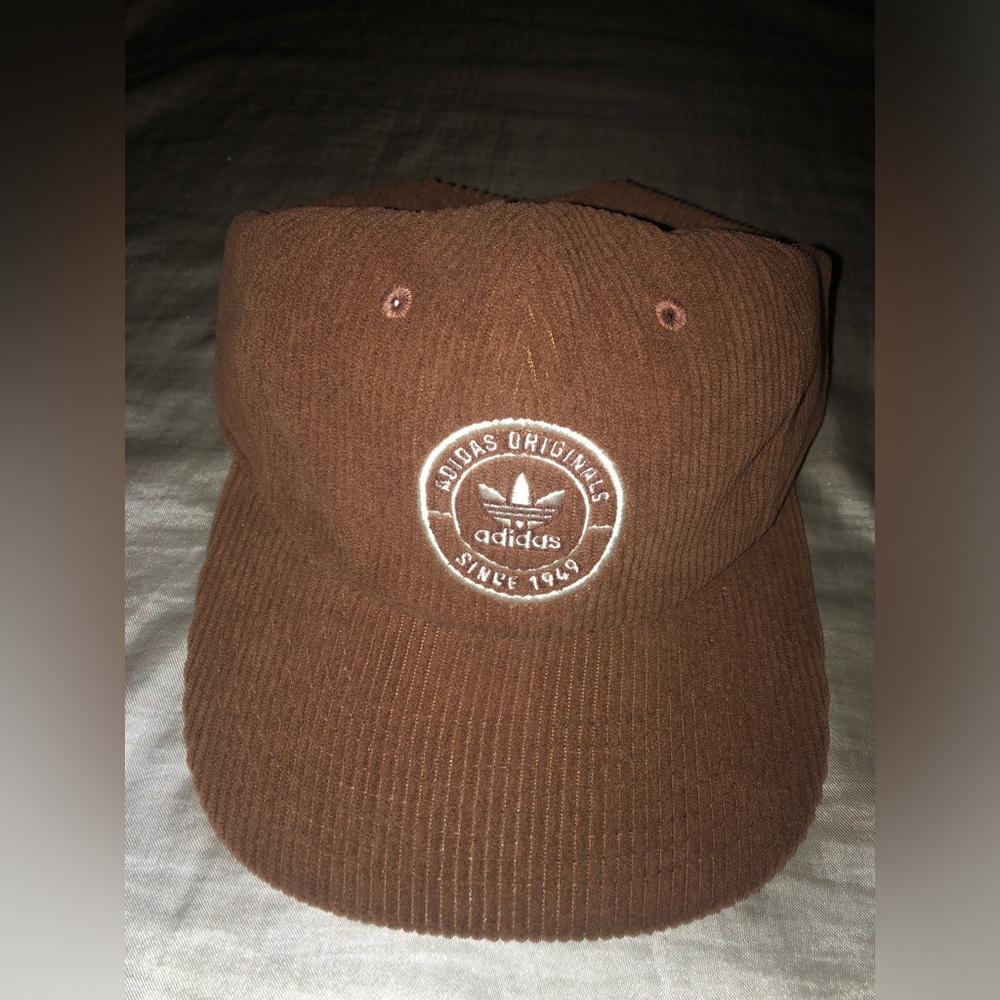 Adidas Originals Brown Corduroy Hat